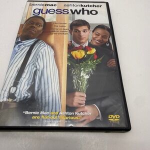 Guess Who DVD Bernie Mac Ashton Kutcher Zoe Saldana 2005 Comedy Movie Widescreen